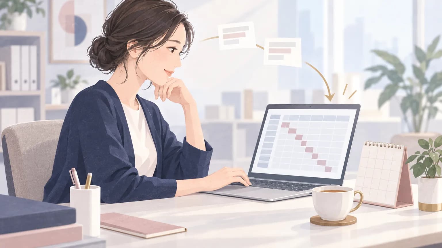 オートフィルの使い方 Excelで連番・日付・曜日・平日だけを入れる