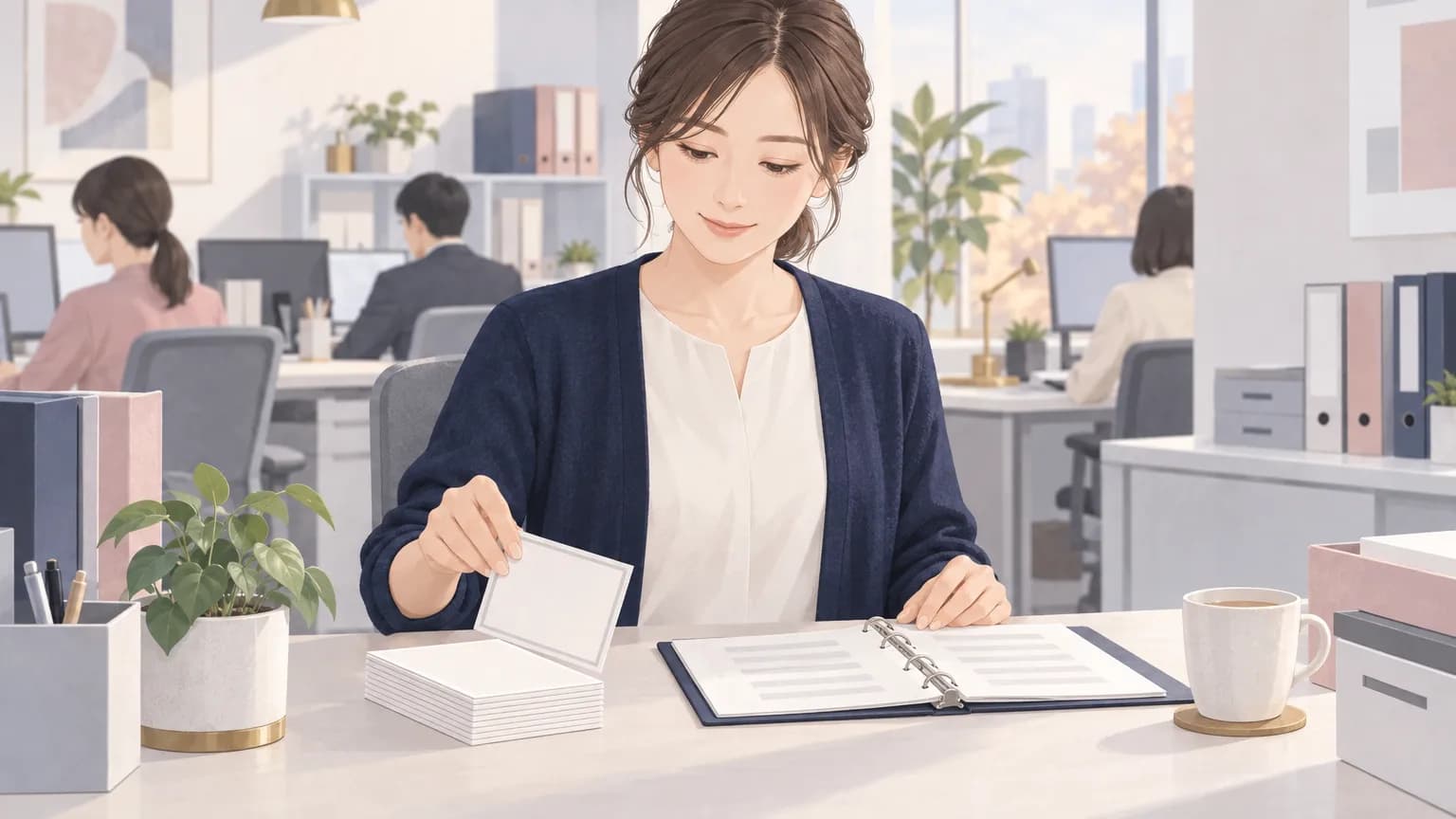 喪中はがきを受け取ったら 会社の年賀状の控え方と寒中見舞いの文例