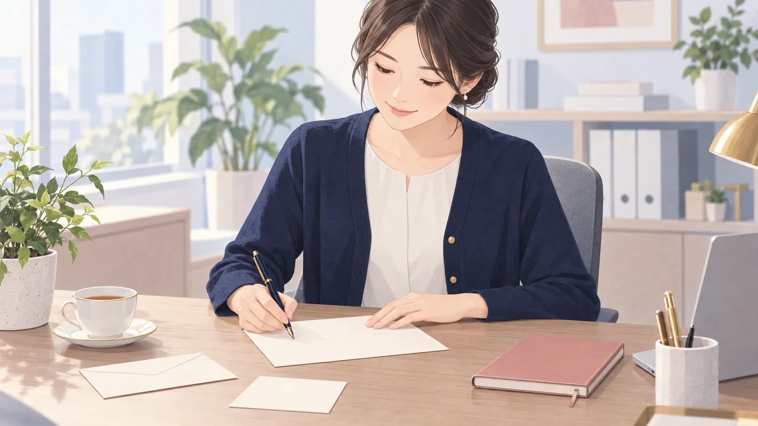 お礼状の書き方 ビジネスの例文と出す時期 手紙・はがき・メールの使い分け